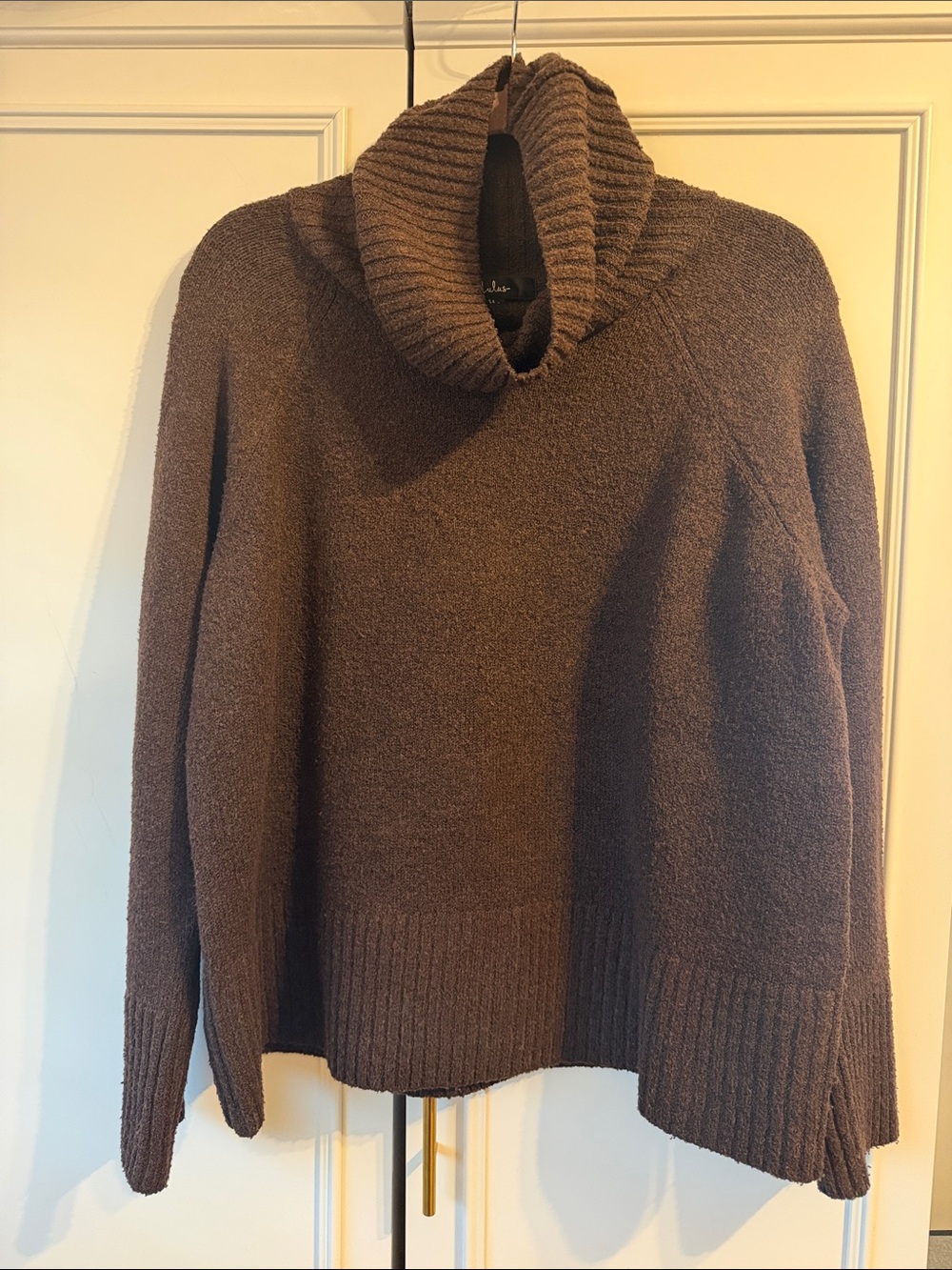 Lulu's Chocolate Brown Cowl Sweater